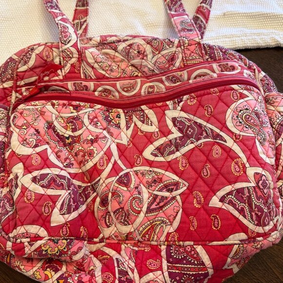 Vera Bradley Pink Floral Diaper Bag - Picture 3 of 7